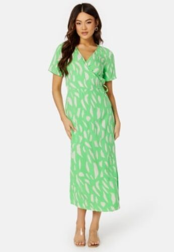 Object Collectors Item Ema Elise Long Wrap Dress Spring Bouquet AOP:S 36 – 5715357906220