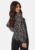 Object Collectors Item Mila L/S High Neck Top Black AOP Sandshell 36 – 5715357898075