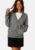 Object Collectors Item Minna L/S Knit Cardigan Dark Grey Melange M – 5715357879173