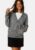 Object Collectors Item Minna L/S Knit Cardigan Dark Grey Melange XS – 5715358279170