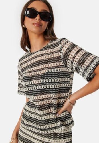 Object Collectors Item Objarthine S7S T-Shirt Black Stripes:Sandshell XS – 5715517424656