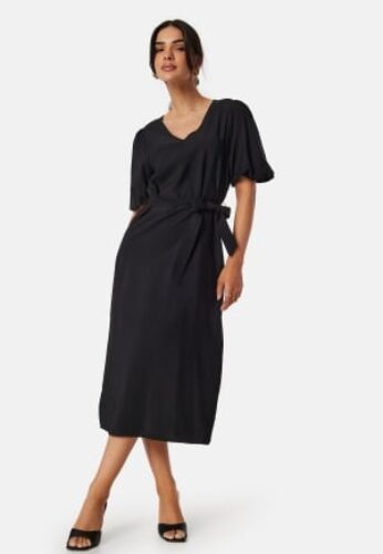 Object Collectors Item Objjacira 2/4 V-neck dress Black 34 – 5715359143968