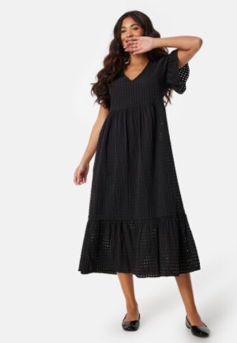 Object Collectors Item Objvita S/S Long Dress Black 34 – 5715358245069