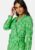Object Collectors Item Rio L/S Wrap Dress Fern Green AOP:Anima 36 – 5713789934163
