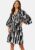 Object Collectors Item Taro 3/4 Dress Black AOP: Sandshell 34 – 5715357787959