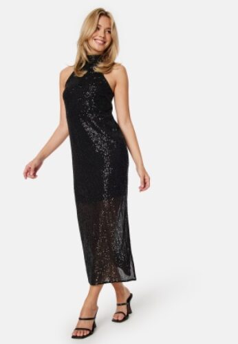 Object Collectors Item Yasmine S/L Long Dress Black XS – 5715505868547