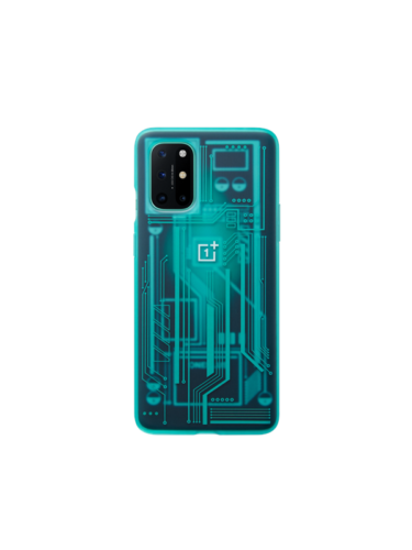 OnePlus 8T Quantum Bumper Case – Cyborg Cyan – 6921815612308