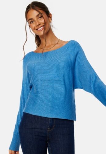 ONLY Adaline Life L/S Short Pullover Knit Super Sonic Detail S – 5715417744540