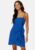ONLY Caro Short Wrap Dress Dazzling Blue XS – 5715416458349