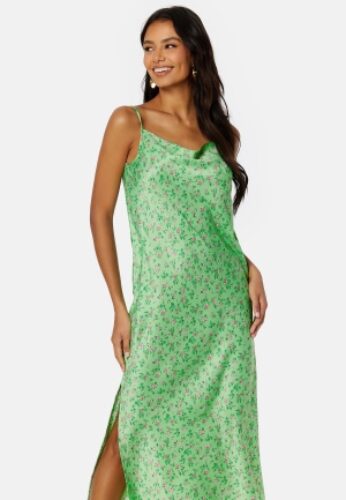 ONLY Jane Singlet Midi Dress Summer Green AOP:Id L – 5715418489341