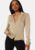 ONLY Jovana LS Top With Resort Collar Weathered Teak XS – 5715431947002