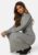 ONLY Katia Puff Long Slit Dress Medium Grey Melange L – 5715504520071