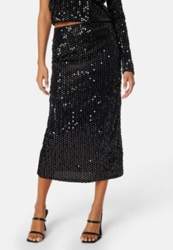 ONLY Lucy Long Skirt Black L – 5715502642508