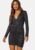 ONLY New Pella Wrap Foil Dress Gunmetal XS – 5715504004045