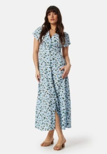ONLY Onlnova Life Lux Mollie Dress Cashmere Blue XS – 5715510045346