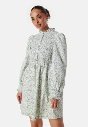 ONLY Onlpi Aspen Smock Dress Fog L – 5715516390181