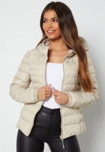 ONLY Onltahoe Hood Jacket Pumice Stone M – 5714926382724