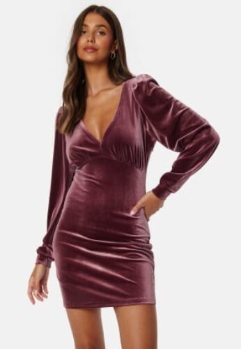 ONLY Smooth L/S V-Neck Dress Port Royal S – 5715502607682
