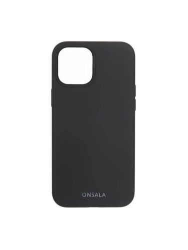 ONSALA Phone Case Silicone Black – iPhone 12 Pro Max – 7319926640089