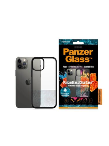 PanzerGlass ClearCase Apple iPhone 12 | 12 Pro | Black – 5711724002526
