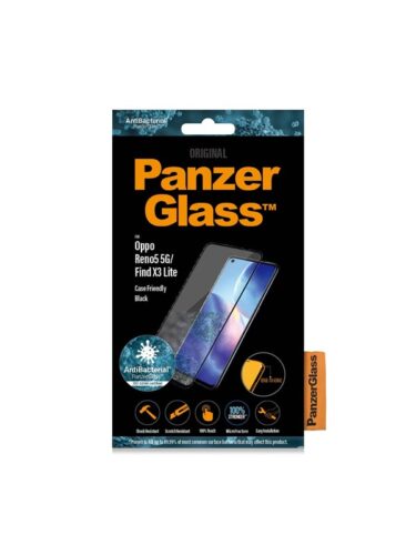 PanzerGlass Oppo Reno5 5G / Find X3 Lite Case Friendly – Black – 5711724070785