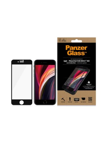 PanzerGlass Screen Protector Apple iPhone 8 | 7 | 6s | 6 | SE (2020/2022) | Edge-to-Edge – 5711724026799