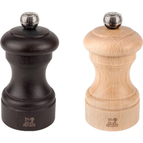 Peugeot Bistro Duo Salt- & Pepperkvern 10cm Sjokolade/Naturlig – 4006950022617