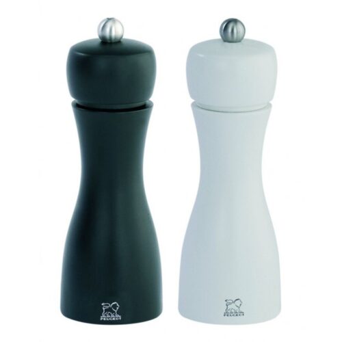 Peugeot Tahiti Duo Salt & Pepperkverner 15cm Svart/Hvit – 4006950024260