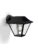 Philips Alpenglow down wall lantern black 1x60W – 8718696158159