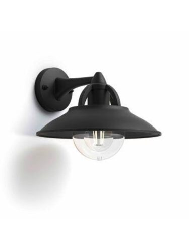 Philips Cormorant wall lantern black 1x42W 230V – 8718696165836