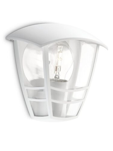 Philips Creek wall lantern white 1x60W 230V – 8718291443537