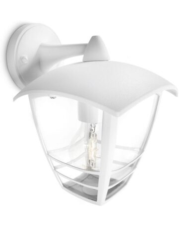 Philips Creek wall lantern white 1x60W 230V – 8718291443490