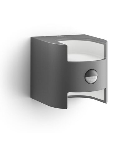 Philips Grass IR wall lantern anthracite 2×4.5W – 8718696131596