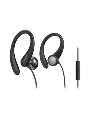 Philips In-ear Sports Headphones with Mic. Black – 4895229110441