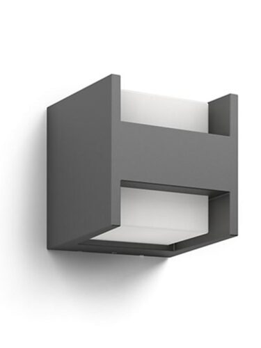 Philips myGarden Arbour Outdoor wall lantern, LED 2×4,5W, Anthracite – 8718696131237