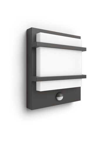 Philips Petronia IR wall lantern anthracite 1×12 – 8718696165973