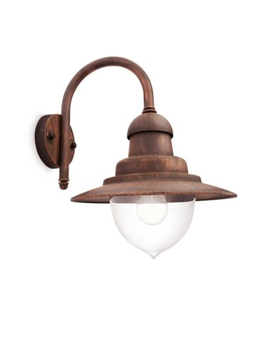 Philips Raindrop wall lantern bronze 1x60W 230V| No bulb H – 8718696169858