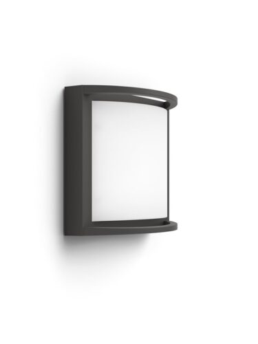 Philips Samondra wall lantern anthracite 1x12W – 8718696165935