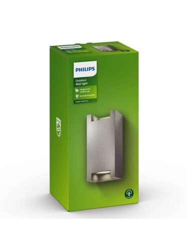 Philips Trowel wall lantern aluminium 2x5W 230V – 8718696157305