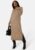 Pieces Juliana LS Rollneck Knit Dress Fossil L – 5715312664462