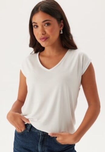 Pieces Kamala Tee Bright White S – 5713755403587