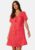 Pieces Nya SS V-Neck Short Dress Poppy Red AOP: Heart M – 5715370000004