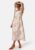 Pieces Pckarlson SL open back tie dress White/Floral XL – 5715602918794