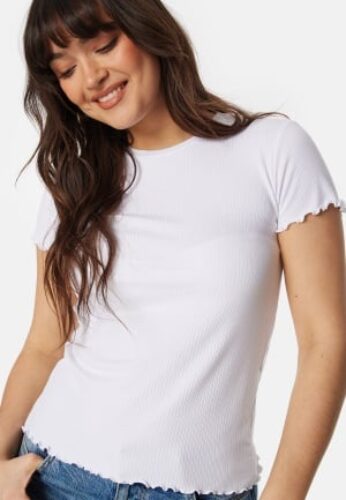 Pieces Pcnicca SS O-Neck top Bright White XS – 5715367384209
