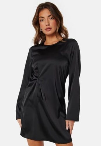 Pieces Pcnorella LS short dress Black XL – 5715519004368