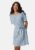 Pieces Pcnya SS Short Dress Faded Denim AOP:Seaside Flower L – 5715512885421