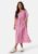 Pieces Pctala String Tie Midi Dress Hot Pink M – 5715502170452