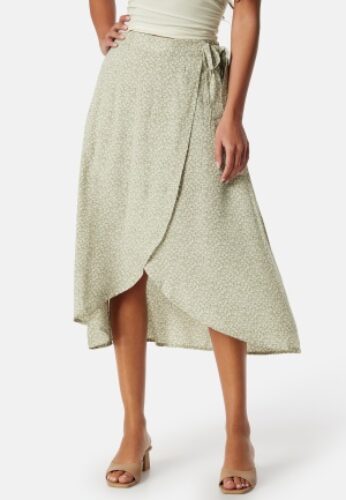 Pieces Pctala Wrap Skirt Tea AOP Flower XS – 5715510420617