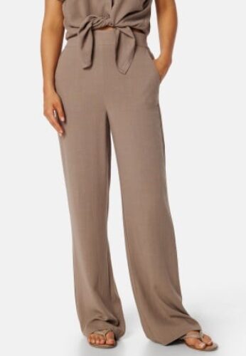 Pieces Pcvinsty HW Linen Pant Fossil XS/30 – 5715511107944