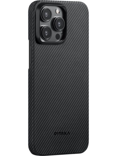 PITAKA MagEZ 4 600D case – black/grey twill – iPhone 15 Pro – 8594184314500